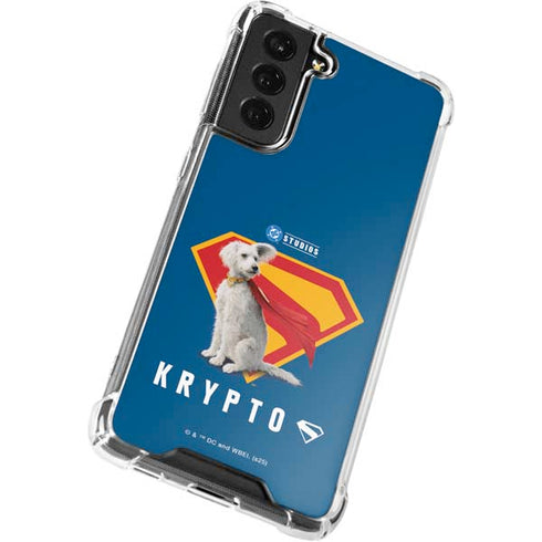 Superman 2025 Krypto the Super Dog Galaxy S21 FE Clear Case